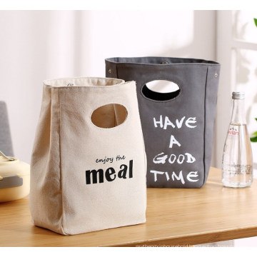 New Promotional Canvas Insulation Lunch Bag for Kids